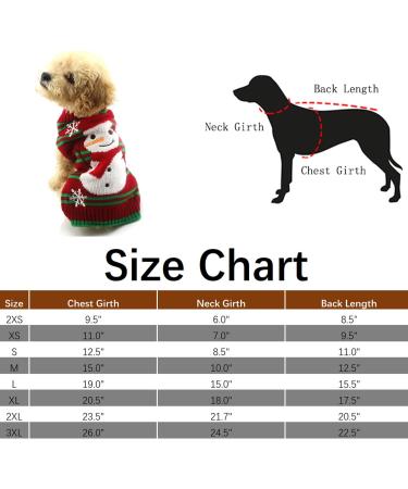 DELIFUR Dog Snowman Holiday Sweater - Christmas New Year Pet Clothes - Buy Online on SooperMarket.com