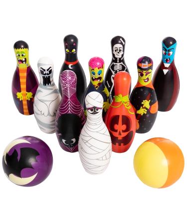 JOYIN Halloween Foam Bowling Set for Kids Toys Party Supplies, Get-Together Party, Game Day Events, Indoor Outdoor Party, Birthday Parties