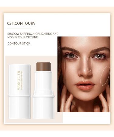 Cream Contour Stick - Lightweight Multi Stick Makeup Concealer for All Skin - Easy to Use On the Go - C-03 Contour 1.02 oz - Buy Online on SooperMarket.com