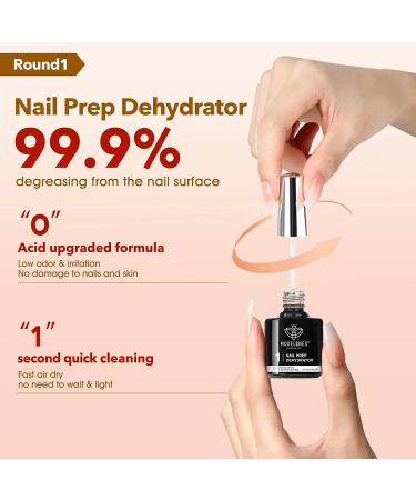 Modelones Nail Tips and Glue Gel Kit - 4 in 1 Nail Glue, Base Gel, Ultra-Portable Lamp, 500 Coffin Nails - Acrylic DIY Nail Art Tools for Gel Extensions - Nude/Clear - Buy Online on SooperMarket.com