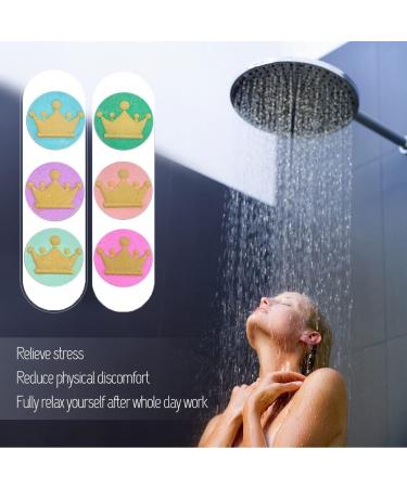 Aromatherapy Shower Steamers (Pack of 12) | Essential Oil Shower Tablets for Self Care | Crown Shape Shower Bombs | Ideal Gift for Women, Men, Mom | Spa Experience at Home - Buy Online on SooperMarket.com