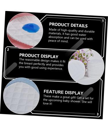 TOYANDONA Reusable Breast Pads - 60 Super Absorbent Washable Maternity Pads for Breastfeeding | Breathable Eco Cotton | Postpartum Comfort - Buy Online on SooperMarket.com
