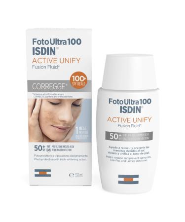 ISDIN Fotoultra Active Unify Fusion Fluid SPF100+ Viso 50 ml