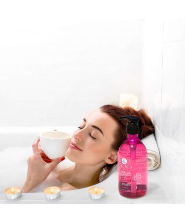 Luseta Rose Oil Body Wash for Women 16.9oz - Hydrating Shower Gel for Dry Skin - Sulfate & Paraben Free - Nourishing Essential Body Care for Itch, Ringworm, Yeast Infections, Skin Irritations - Buy Online on SooperMarket.com