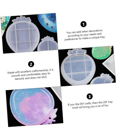 Hohopeti 1pc Strawberry Silicone Mold Folding Chairs Home Diy Mold White Epoxy Resin Household White 18.3X22CM - Buy Online on SooperMarket.com