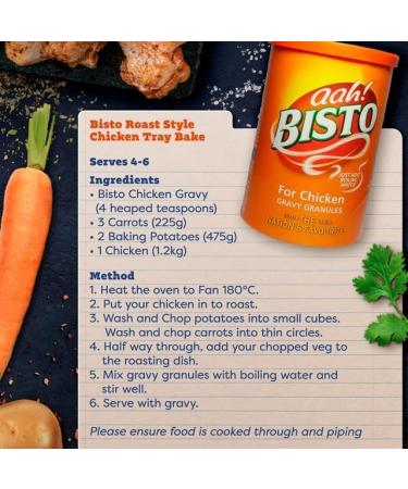 Bisto Gravy Granules Set - Chicken & Beef Flavours with Beech Wooden Solid Spoon Great for cooing roast yorkshire and veg. - Buy Online on SooperMarket.com