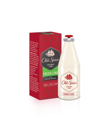 Old Spice After Shave Lotion Fresh Lime 50ml Citrus 1.69 Fl Oz (Pack of 1)