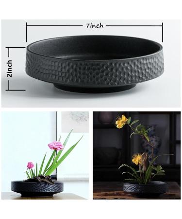 Eggone Japanese Ikebana Vase Kit with Flower Frog and Needle Straightening Tool - Buy Online on SooperMarket.com