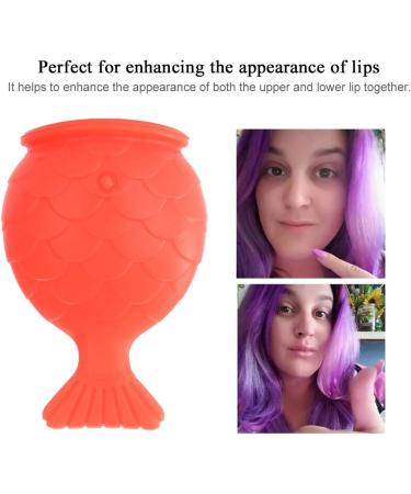 Lips Plumping Tool Lip Plumping Silicone Tool Women Portable Fish Shaped Lips Plumper Enhancer Lip Enhancement Device Beauty Tool - Buy Online on SooperMarket.com