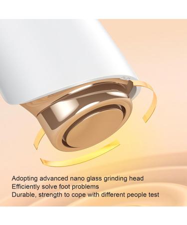 Electric Foot Dead Skin Remover Cordless Electric Foot Callus Remover High Low Gear Waterproof 180 Minutes for Cracked Skin - Buy Online on SooperMarket.com
