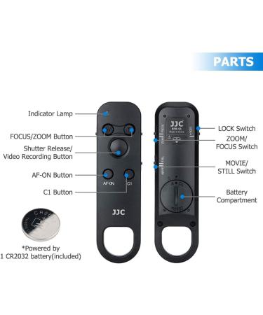 JJC Wireless Bluetooth Remote Control for Sony Cameras - Replaces Sony RMT-P1BT | Compatible with A7R5, A7M4, ZV-E1, A7C, A6600, A6400, A6100, A7R IV, A9 II, DSC-RX100 VII & More - Buy Online on SooperMarket.com