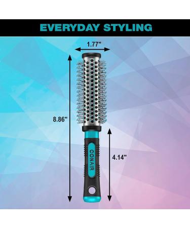 Conair Salon Results Small Metal Round Brush for Short to Medium Hair - Blow-Drying Hairbrush (Color May Vary) | 1 Count - Buy Online on SooperMarket.com