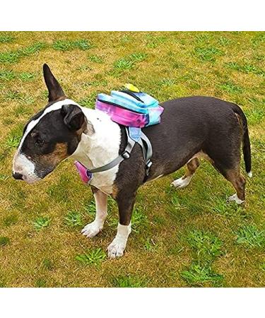 Animal Outfitters UK Tie Dye Waterproof Dog Backpack Saddlebag | Saddlebag | Harness | Adjustable Harness | For Small or Large Dogs | Hiking - Buy Online on SooperMarket.com