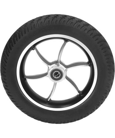 Robust Antislip Alloy Wheelchair Wheel - Textured Tire - Durable Wheel Hub - Bearing Hole - Premium Replacement Wheels Sellers Top Choice - Buy Online on SooperMarket.com