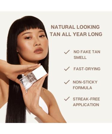 Nuda Face Tan Water - Lightweight Clear Self Tanner for Face | Hydrating Aloe Vera Mist | Buildable Solution with Vitamins A C & E | 75 mL Cruelty-Free Spray - Buy Online on SooperMarket.com