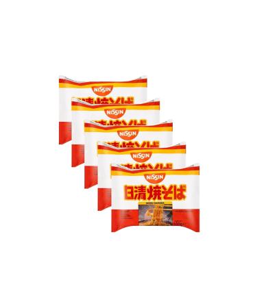 Nissin Demae Ramen Instant Ramen Noodles - Yakisoba Flavour 100g (Pack of 5) by CNMART