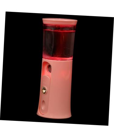 CANIGHT 1 Set Hydrating Instrument Facial Mist Spray Device Face Mini Face Humidifier Pink Abs 12X4.5X4.3cm