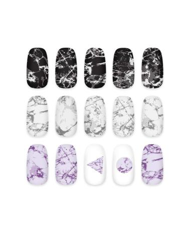 KADS Nail Art Stamping Plate Marble Nail Template Nail Art Design Tool Nail DIY Design Image Plate (FA056)