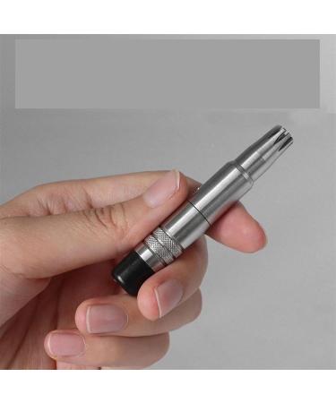 TEMKIN Nose Hair Trimmer - Stainless Steel Manual Nose & Ear Hair Shaver for Men | Washable Face Care Device - Buy Online on SooperMarket.com