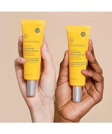 Dr. Dennis Gross Lightweight Wrinkle Defense Broad Spectrum Sunscreen All-Physical - SPF 30 - 1.7 oz - Buy Online on SooperMarket.com