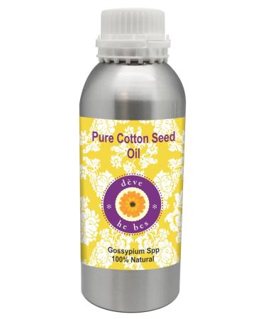 Pure Cotton Seed Oil 630ml (Gossypium spp) 100% Natural Cold pressed & Therapeutic Grade