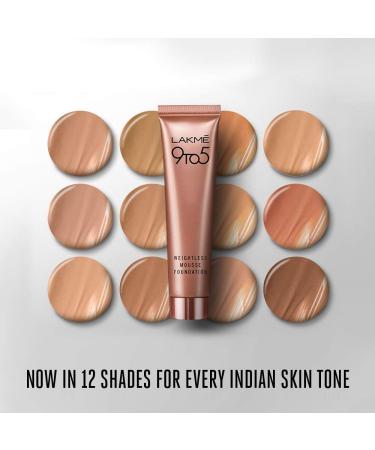 Lakme 9 to 5 Weightless Mousse Foundation Beige Caramel by Lakme - Buy Online on SooperMarket.com