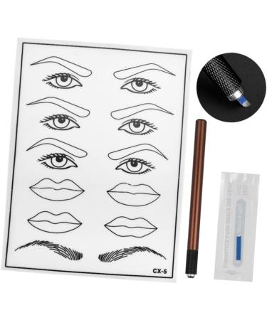 Hemoton 2pcs Practice Skin Kit Embroidery Kit Manual Pen Coffee - Buy Online on SooperMarket.com