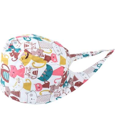 2pcs TENDYCOCO Surgical Scrub Cap - Adjustable Unisex Surgery Hats with Fox Print Design - Buy Online on SooperMarket.com