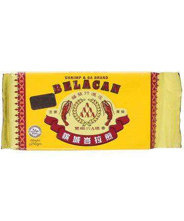 Belacan Shrimp Paste Shrimp & 6A Brand (250g) Product from Malaysia (1)