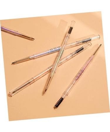 Angoily 5pcs Tools Eye Brush with Pencils S Double-head Brown Pencil Thin Pens Makeup Eyebrow - Buy Online on SooperMarket.com