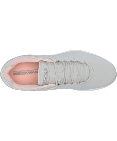 Skechers Women's Go Golf Pivot Spikeless Golf Shoe - 39.5 EU - Light Grey Pink | International Shipping Available - Buy Online on SooperMarket.com