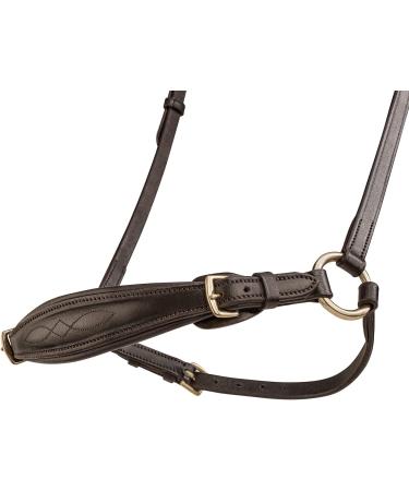 Buy SUNRIDE Hanoverian Bridle with Reins - Premium Genuine Leather for Relaxed Riding (Pony Brown) - International Shipping Available - Buy Online on SooperMarket.com