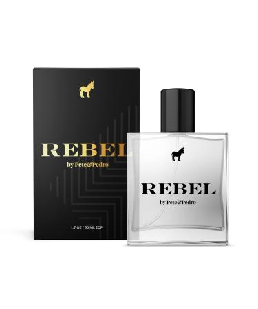 Pete & Pedro REBEL - Eau De Parfum | Original Male Fragrance - Citrus and Musky with Lasting Woody Notes Men's Cologne | As Seen on Shark Tank, 1.7 oz.