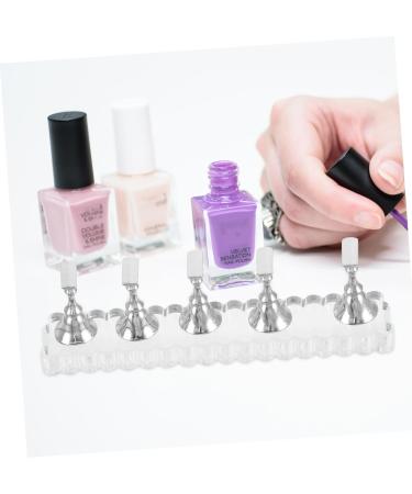 ABOOFAN 1 Set Nail Stands for Press on Nail Stand for Painting Nails Nail Stand for Press on Nail Practice Stand Nail Painting Stand Fake Nail Holder Exercise Rack Symphony Magnet 10.4x3cm As Shown - Buy Online on SooperMarket.com