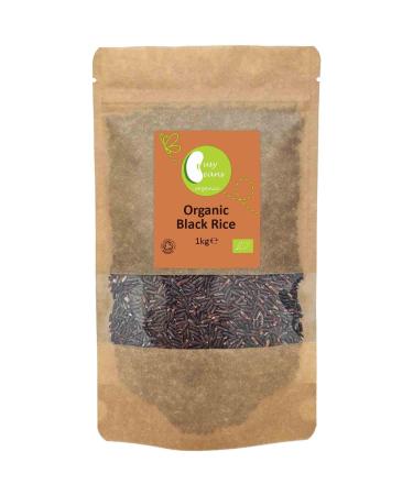 Organic Black Rice - Certified Organic - by Busy Beans Organic (1kg)