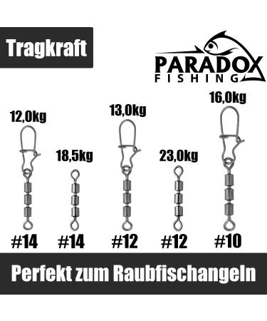 Paradox Fishing Triple Vertebrae Sets - 45 Piece Fishing Accessories (#20 to #10) for Optimal Angling - Buy Online on SooperMarket.com