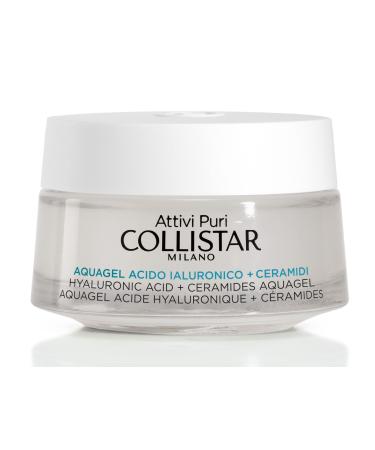 Collistar Attivi Puri Aquagel Hyaluronic Acid + Ceramides Moisturizing Lifting 1.6 Fl Oz made in Italy italian import