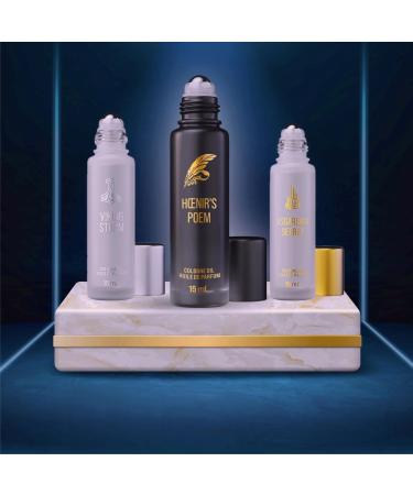 Concentrated Cologne for Men by Beard Struggle - 6x More Longer Than Traditional Colognes - Silver Collection - Alfheim's Forests - Mens Cologne 15 mL / 0.5 US. fl. oz. Glass Roller Bottle - Buy Online on SooperMarket.com