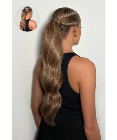 Luxury Gold 22'' 120g Human Hair Pony -18/24 Caramel Blonde - Buy Online on SooperMarket.com