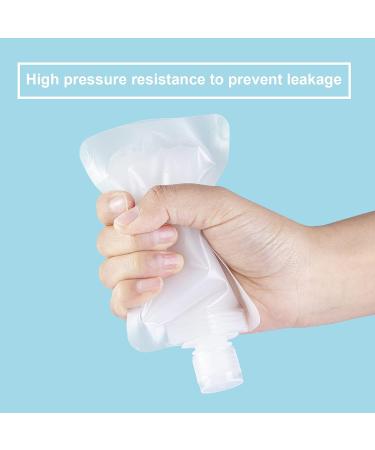 NUTAKI 15-Pack Portable Travel Makeup Packing Bags | Refillable & Leakproof Toiletries Containers with Labels | TSA Approved Sub Bags for Fluids - Buy Online on SooperMarket.com