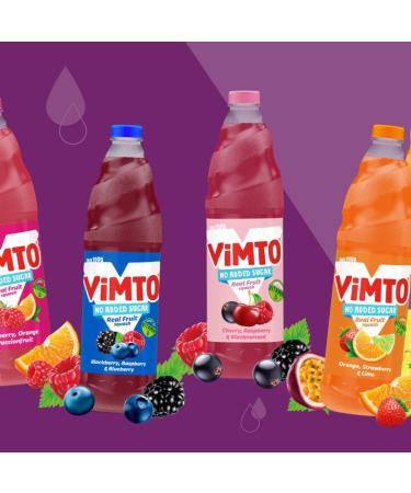 Vimto Original Real Fruit Squash No Added Sugar - Low Calorie 2L Bottle - Buy Online on SooperMarket.com