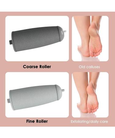 Electric Foot File Electric Foot Callus Remover USB Rechargeable Waterproof Hard Skin Remover Foot with 2 Rollers 2 Speed LED Light Professional Pedicure Tool for feet Cracked Heels Pink - Buy Online on SooperMarket.com