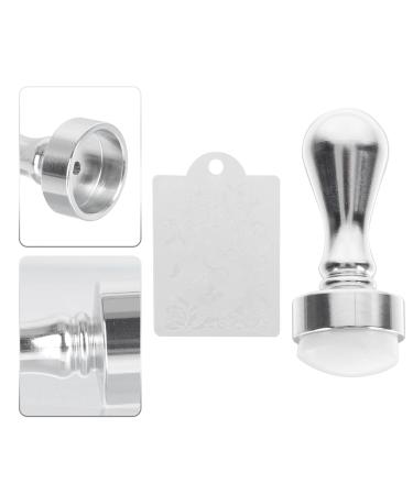 Lurrose Nail Stamp Set | Clear Nail Art Plate & Manicure Tools - International Shipping Available - Buy Online on SooperMarket.com