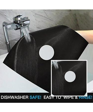 Stove Burner Cover Double-Thick Reusable Non-Stick Heat- Stove Protector Cuttable Stove Burner For Kitchen Sugar Soap for Cleaning (BLACK One Size) Black One Size - Buy Online on SooperMarket.com