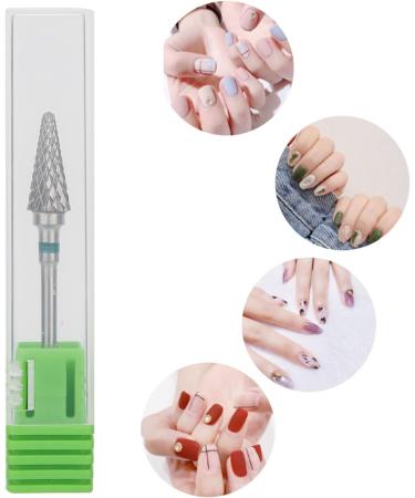 JUOPZKENN Nail Art Drill Bits Tungsten Steel Manicure Drill Bits Electric Pedicure Manicure Grinding Head Fast remove Acrylic or Hard Gel(green label) - Buy Online on SooperMarket.com