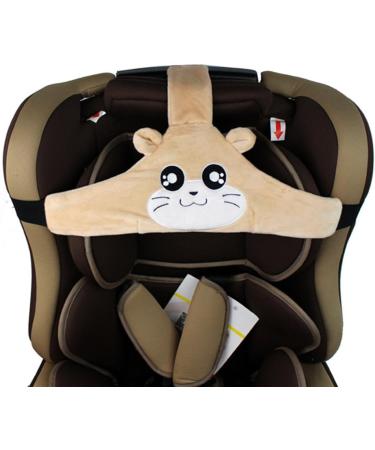 MINGZE Baby Child Car Seat Head Support - Adjustable Sleep Positioner & Safety Belt Protector (Blue) - Buy Online on SooperMarket.com