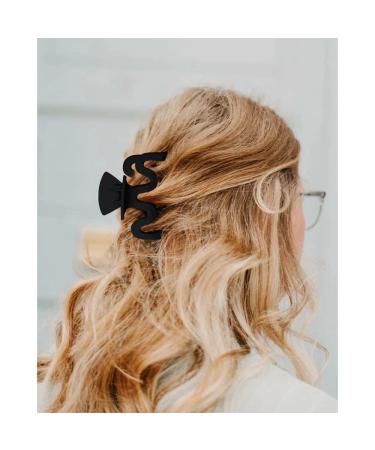 Bmobuo 4PCS Wavy Neutral Hair Clips | Matte Claw Clips for Thick & Thin Hair | Medium Hair Clips for Women - Hair Accessories - Buy Online on SooperMarket.com