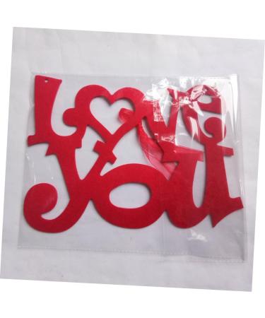 ABOOFAN Front Door Signs Door Wall Decoration Sign Valentine's Day Pendant Listing Background Wall Panel - Buy Online on SooperMarket.com