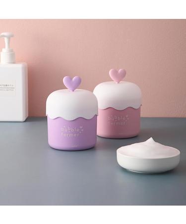 Portable Plastic Facial Cleanser Foamer Cup Travel Skin Care Foam Maker for Rich Lather (Purple) | Shop Now - Buy Online on SooperMarket.com