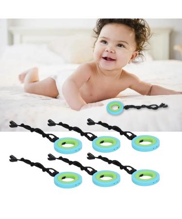 High Temperature Resistant Kids Sensory Chew Necklace | Safe Silicone for Daily Use (Light Blue) - Buy Online on SooperMarket.com